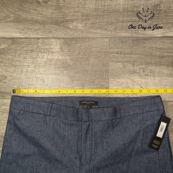 Banana Republic Cropped Flare Pants Size 14 - Picture 3 of 6